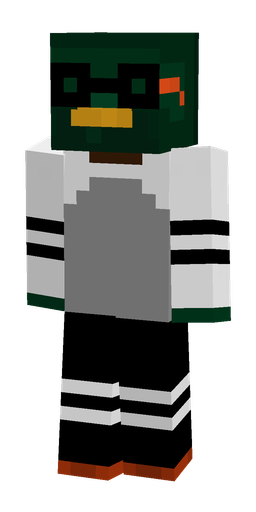 Black skin: body, front render