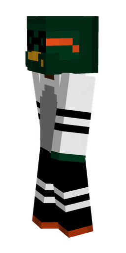 Black skin: body, left side render