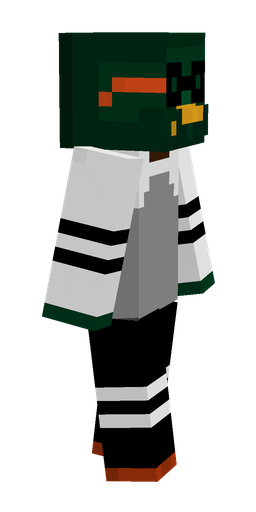 Black skin: body, right side render