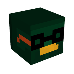 Black skin: head render
