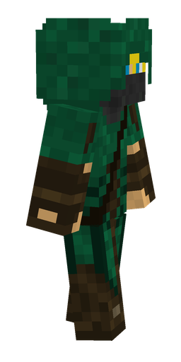 Black skin: body, right side render