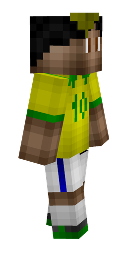 Brown skin: body, right side render