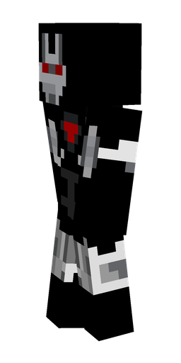 Black skin: body, left side render