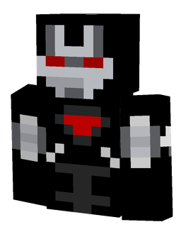 Black skin: bust render