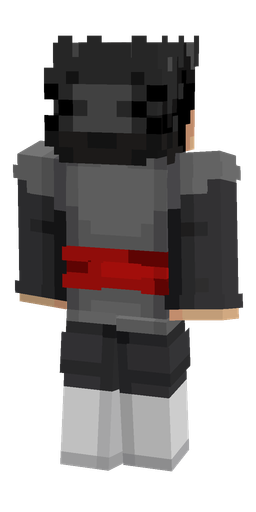 Black skin: body, back render
