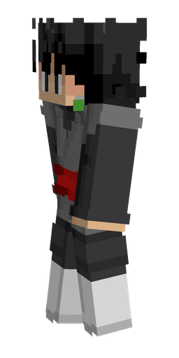 Black skin: body, left side render
