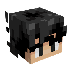 Black skin: head render