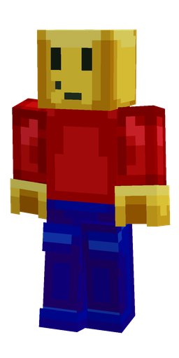 Blue skin: body, front render