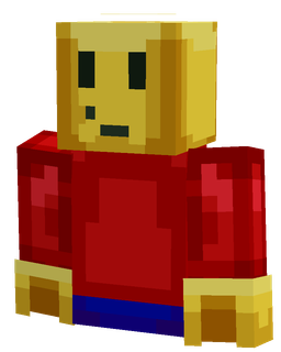 Blue skin: bust render