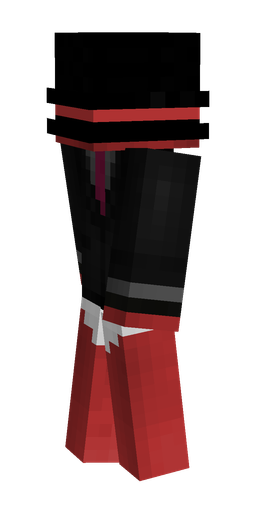 Black skin: body, left side render