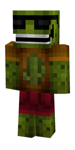 Black skin: body, front render