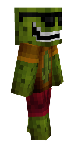 Black skin: body, right side render