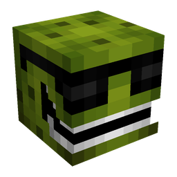 Black skin: head render
