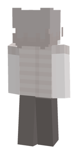 Gray skin: body, back render