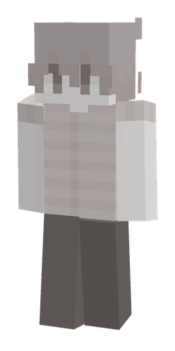 Gray skin: body, front render