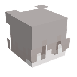 Gray skin: head render