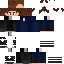 Black skin: raw texture render