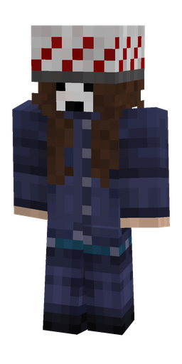 Blue skin: body, front render