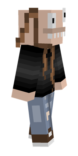 Black skin: body, right side render