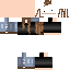 Black skin: raw texture render