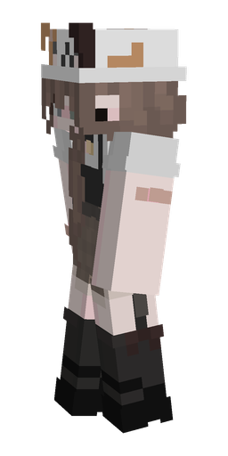 Black skin: body, left side render