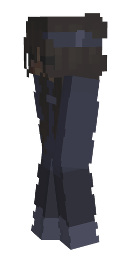 Black skin: body, left side render