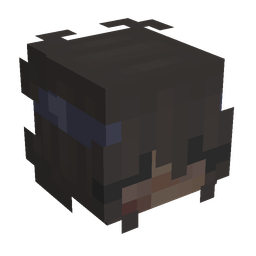 Black skin: head render