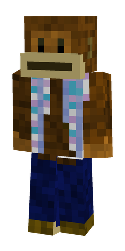 Blue skin: body, front render