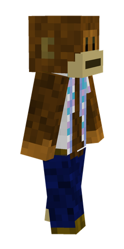 Blue skin: body, right side render