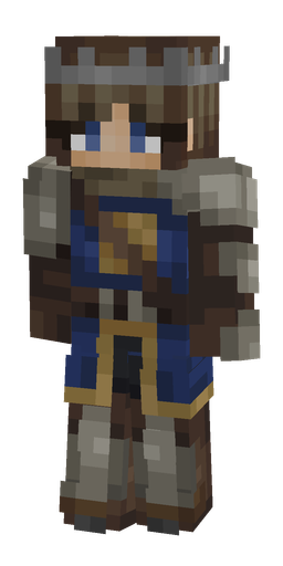 Blue skin: body, front render