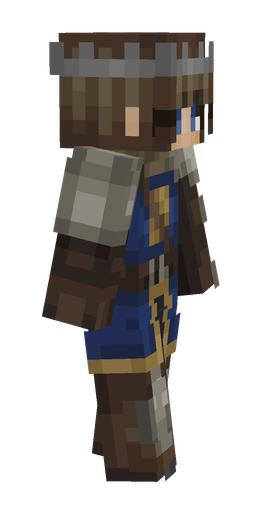 Blue skin: body, right side render