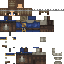 Blue skin: raw texture render