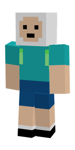 Blue skin: body, front render