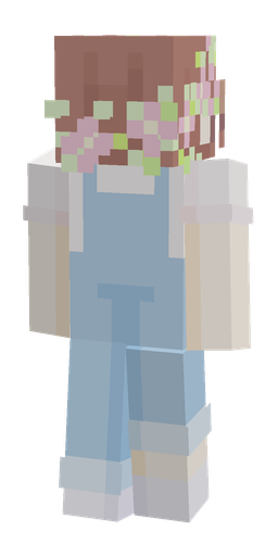 Blue skin: body, back render
