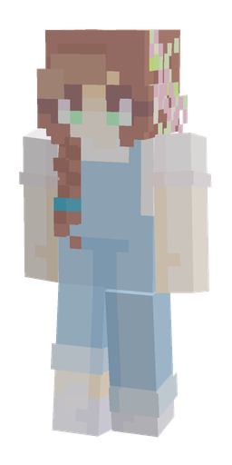 Blue skin: body, front render