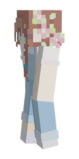 Blue skin: body, left side render