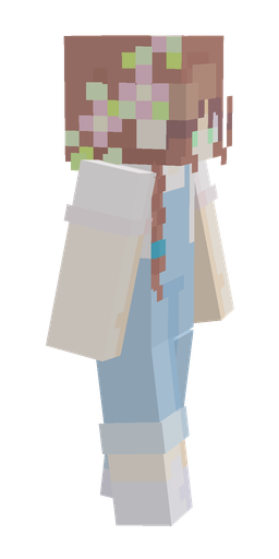 Blue skin: body, right side render