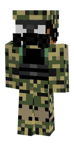 Black skin: body, front render