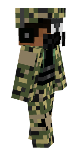 Black skin: body, right side render