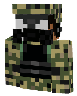 Black skin: bust render