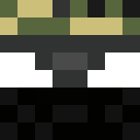 Black skin: face render