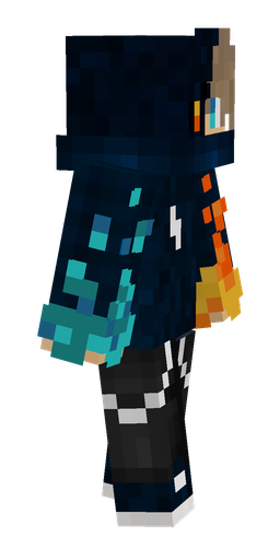 Black skin: body, right side render