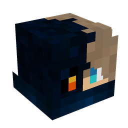 Black skin: head render