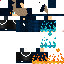 Black skin: raw texture render