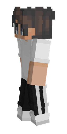 Black skin: body, left side render