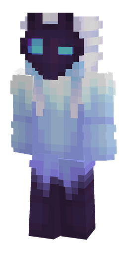 Blue skin: body, front render