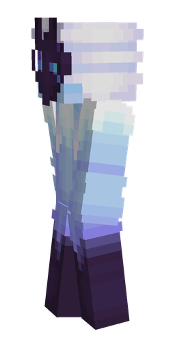 Blue skin: body, left side render
