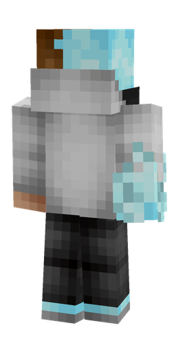 Black skin: body, back render