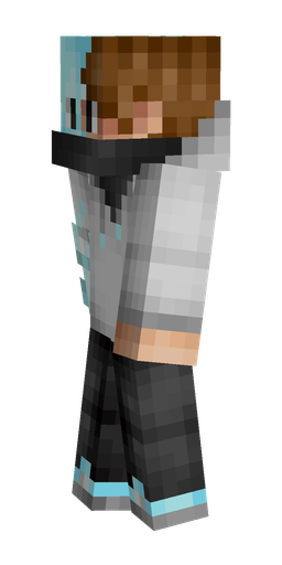 Black skin: body, left side render