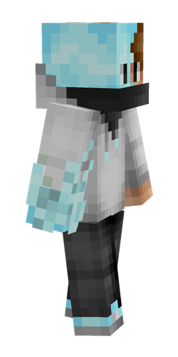 Black skin: body, right side render